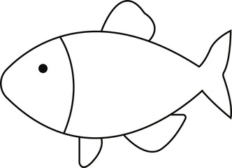 Outline, fish illustration, underwater nature,life
wild animal,cute fish,childrens book, education, animals 