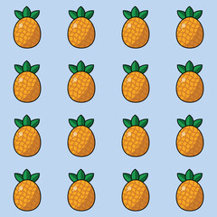 seamless background with fruits