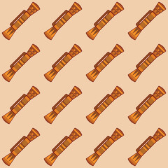 seamless pattern with instruments