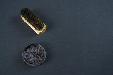 Shoe cleaning products. Care of leather shoes