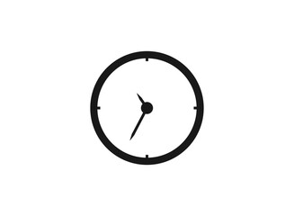 Clock icon vector. Time icon symbol illustration.