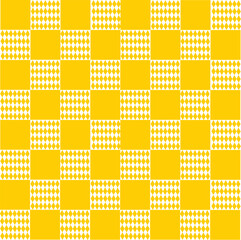 Beautifully patterned background square abstract for decorative plaid, argyle cloth, yellow gingham.