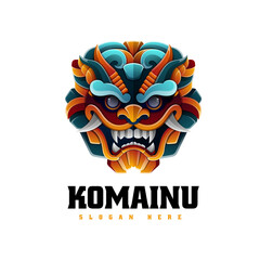 Vector logo illustration Leak Bali gradient colorful style