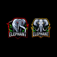 Bundle elephant logo sport design
