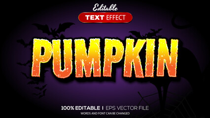 3D halloween text effect - Editable text effect