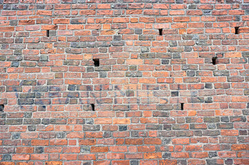 bricked outer wall around Vadstena monastery Sweden