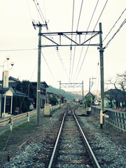 Fototapeta premium 田舎の線路