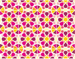 Islamic geometric motifs, which are very nice