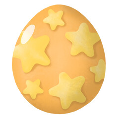 Happy Easter Watercolor Clipart, Rabbit and Egg