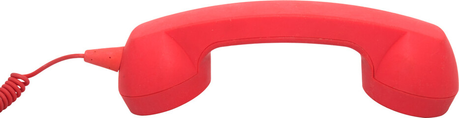 Red phone urgent call for you isolated