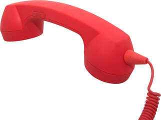 Red phone urgent call for you isolated