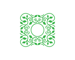 Floral Logo Concept icon sign symbol Design. Herbal, Natural, Eco Logotype. Vector illustration template