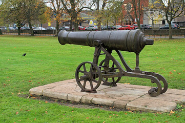 old cannon in the park
