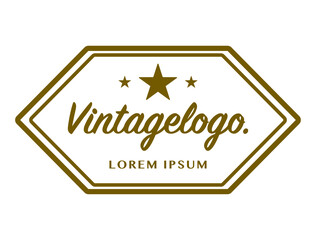 Obraz premium Best Antique Logo, Simple and Elegant