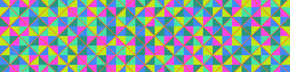 Color Rhombus tile tessellation pattern illustration
