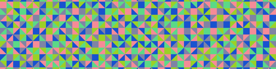 Fototapeta premium Color Rhombus tile tessellation pattern illustration