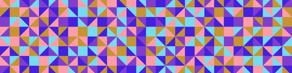 Color Rhombus tile tessellation pattern illustration