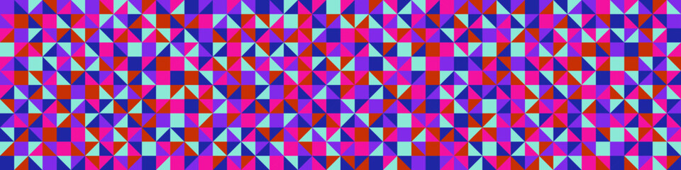 Fototapeta premium Color Rhombus tile tessellation pattern illustration