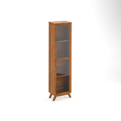 modern minimal furniture with white background studio style, its mixer of different wooden vs concrete textures, some are wire-frame furniture some are good quality pink furniture