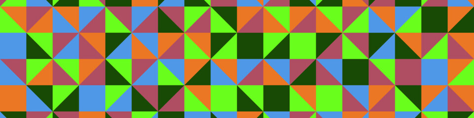 Color Rhombus tile tessellation pattern illustration