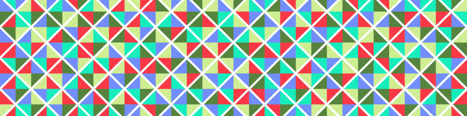 Color Rhombus tile tessellation pattern illustration