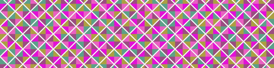 Color Rhombus tile tessellation pattern illustration