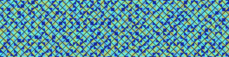 Obraz premium Color Rhombus tile tessellation pattern illustration