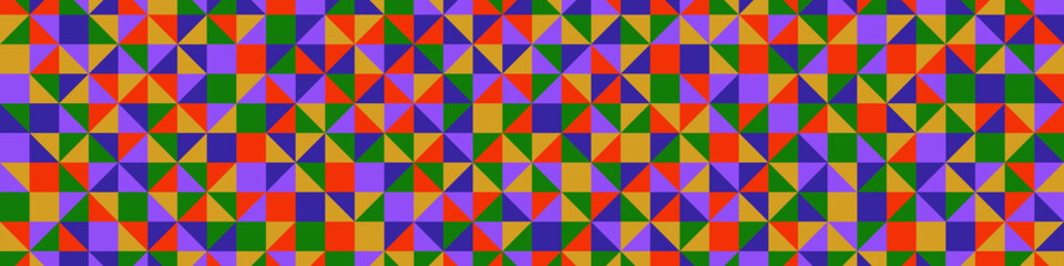 Color Rhombus tile tessellation pattern illustration