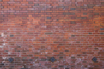赤レンガの壁
