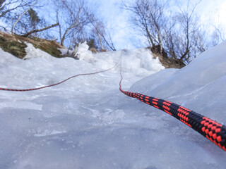 ice climbing