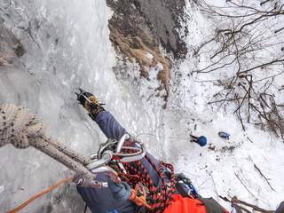 ice climbing