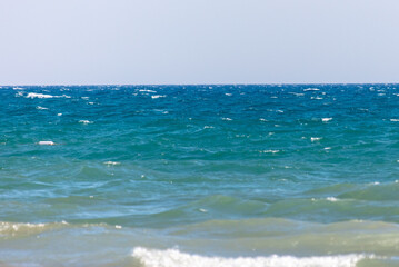 Horizon on the mediterranean sea.