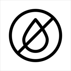 No air sign. Airdrops are prohibited.