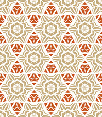 Geometric pattern. Seamless vector background. Ethnic graphic design.