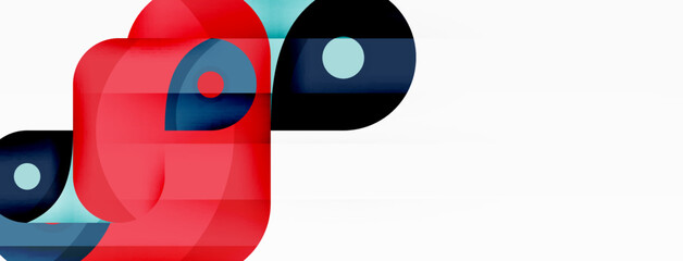 Creative geometric wallpaper. Trendy minimal abstract background. Techno business template for wallpaper, banner, background or landing