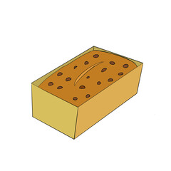 Chocolate chip loaf cake