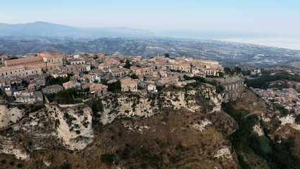 Obraz premium Passing on the city of Norman origins in Calabria