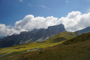 landscape in summer, Mountains