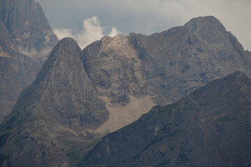 mountains in the morning