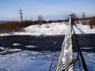 bridge in winter