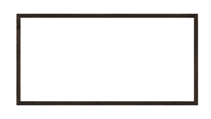 Horizontal simple wooden frame material