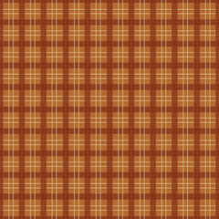 Flannel Shirt Patterns. Fall Seamless Pattern Plaid. Autumn brown color. Classic Tiles Vector Illustration for Wallpapers.