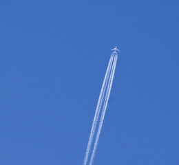 airplane in the sky