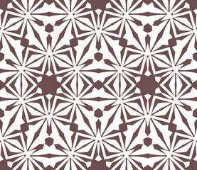 Geometric pattern. Seamless vector background. Ethnic graphic design.