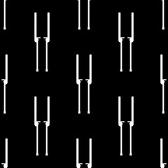 Stilts Icon Seamless Pattern, Pair Of Poles, Posts, Pillars Icon