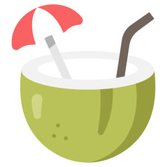 coconut juice icon