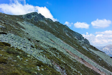 Fototapeta premium Landscape of Rila Mountain near The Scary lake, Bulgaria