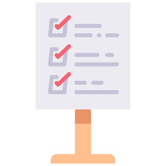Obraz premium rule board icon
