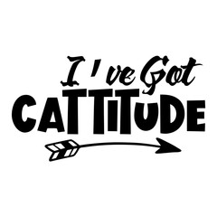 I've Got Cattitude svg