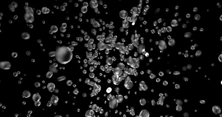 crystal balls amalgamation with gravity